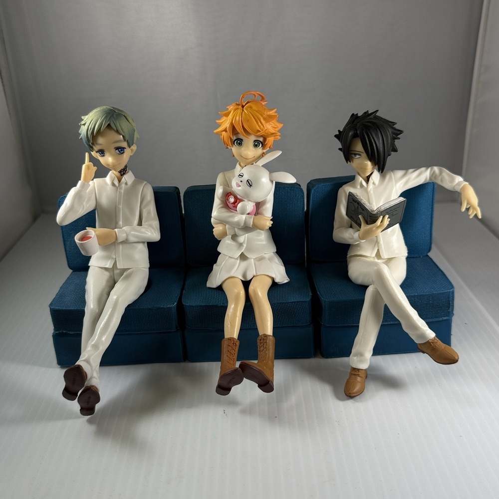 The Promised Neverland Premium Figure Doll Emma Norman Ray 3 Set‎ Sega Japan
